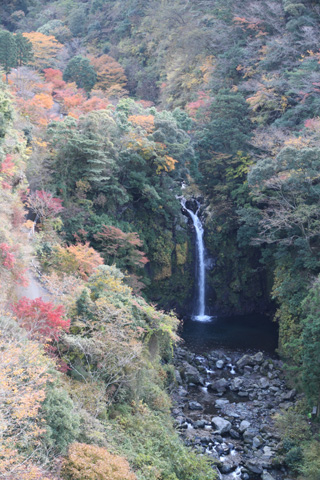 （写真）須津川渓谷の紅葉