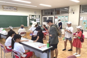 健康チェックコーナーの様子