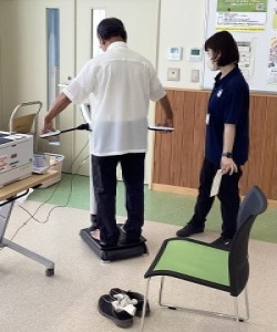 （写真）体組成計測