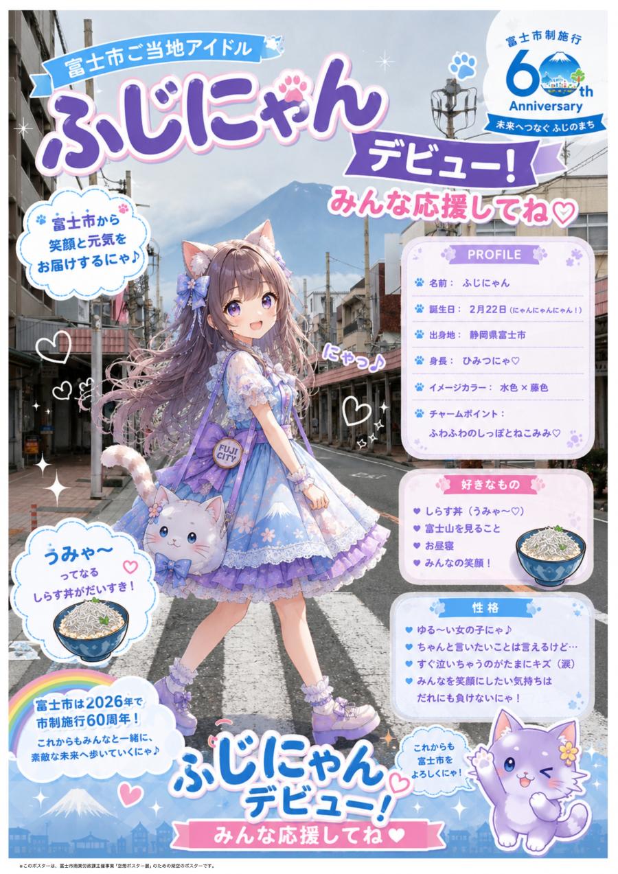 60thふじにゃん