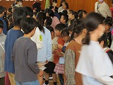 1年生を迎える会の様子