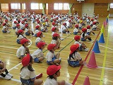 運動会（中央オリンピック）の練習の様子