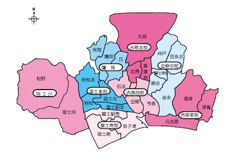 富士圏域マップ