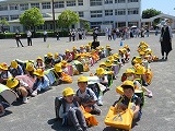 引き渡し訓練の様子