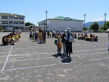 引き渡し訓練の様子