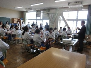 授業参観の様子