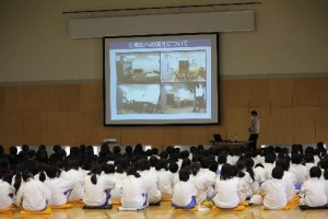 防災講話の様子