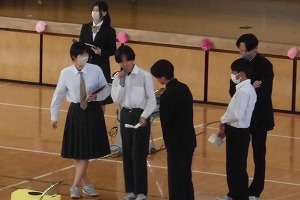 三年生に贈る会の様子4