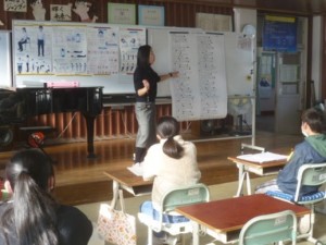 6年生音楽「合唱、合奏」の授業