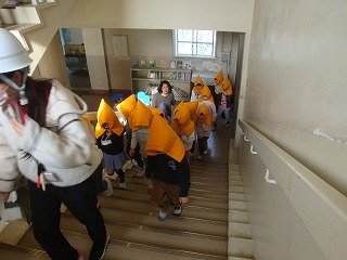 避難訓練の様子