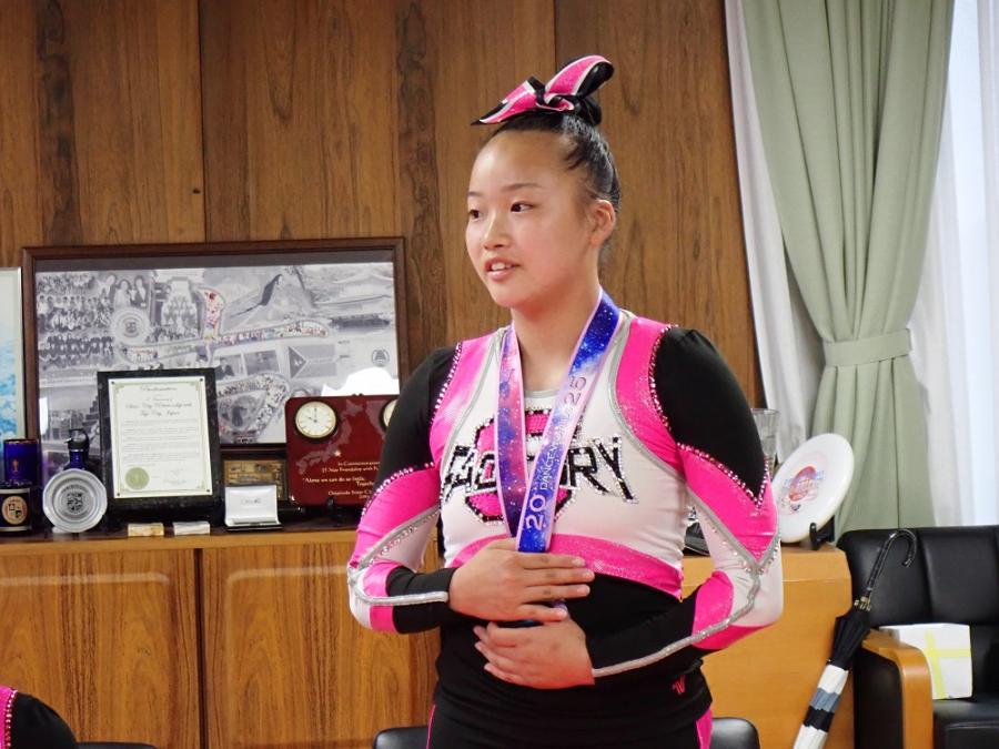 選手代表　川口さん
