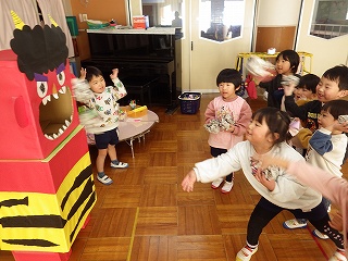 冬の年少の写真