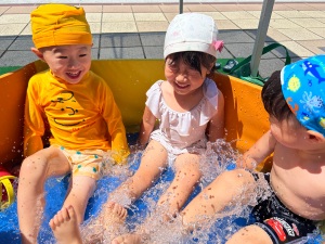 水遊びの様子1