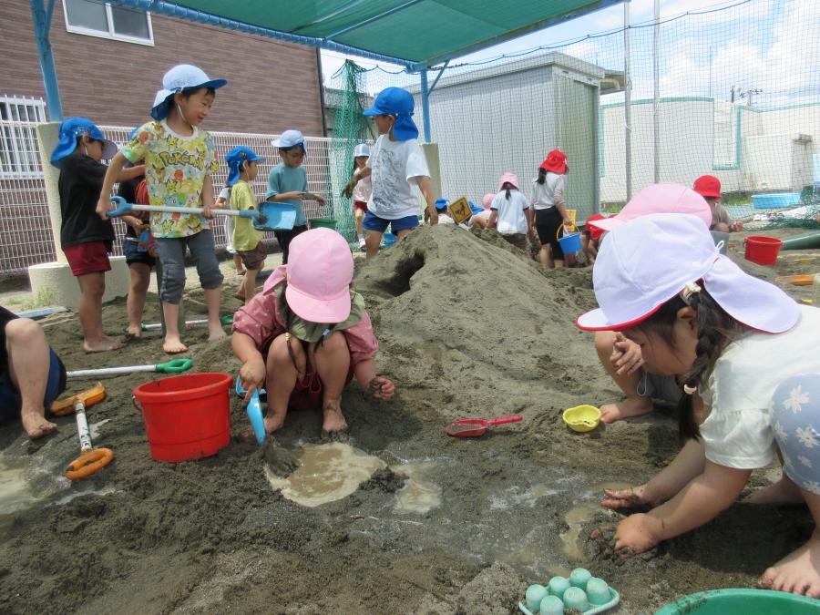 砂場遊び