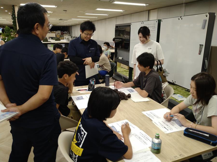 訪問先の企業からのミッションにチャレンジ