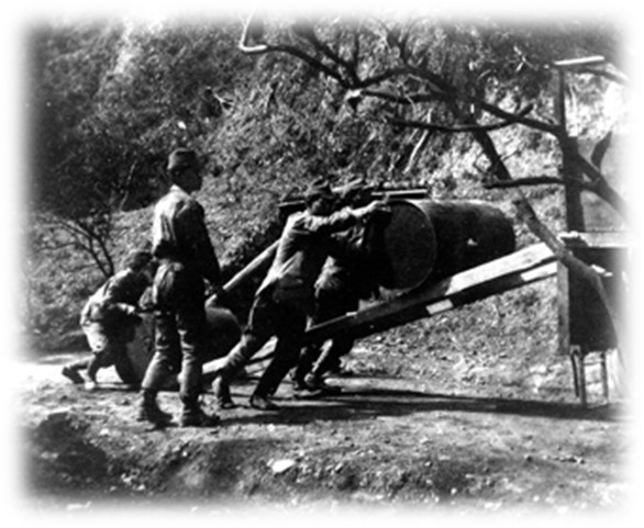 燃料を運び込む様子