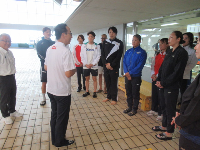 招待選手の皆さんと