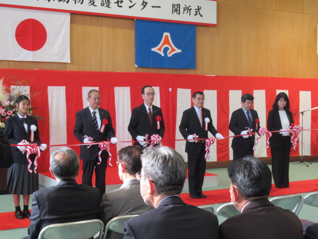 あいさつを行う市長の写真