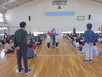 1年生を迎える会1