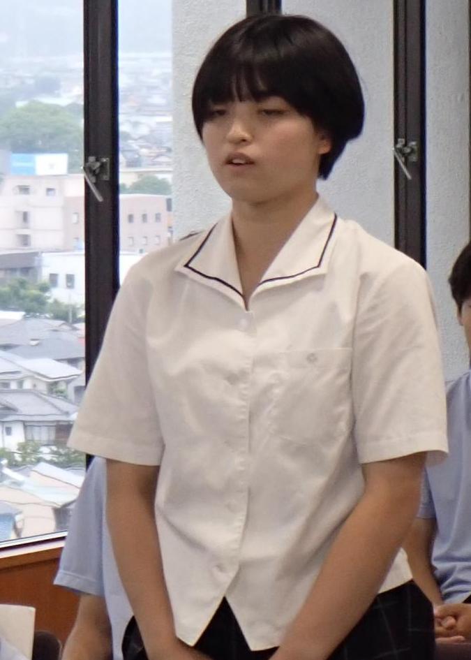 女子バレーボール部の中田さん