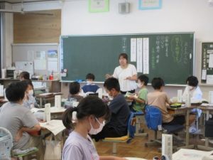 1月11日　5年生　国語「AIとのくらし」1