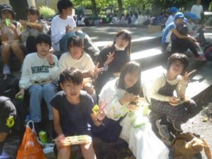 1月11日　6年生「修学旅行2日目　昼食」1