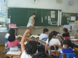 1月22日　3年生　道徳「しんぱんは、自分たちで」1