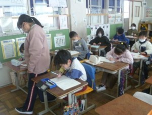 2月8日　算数「2けたのかけ算」2