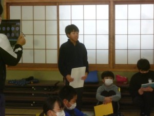 2月20日「地域の方々に感謝する会」1