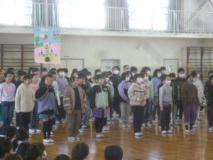 2月28日「卒業を祝う会(4) ～4年生の出し物～」3