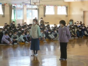 3月1日「卒業を祝う会(6) ～2年生の出し物～」1