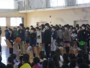 3月7日「委員会引継ぎ式」3