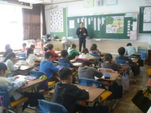 3月11日　1年生　国語「文を作ろう」1