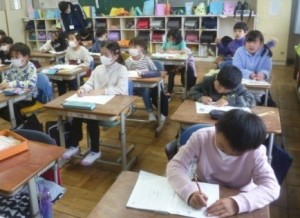 3月19日　2年生　国語「漢字の広場 ～同じ読み方の漢字～」2