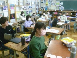 3月19日　4年生　社会「国際交流のさかんなまちづくり」2