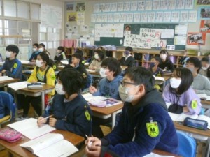 3月19日　6年生　国語「日本語の文学」3