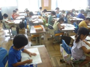 10月23日　1年生　道徳「だれもみていない」3