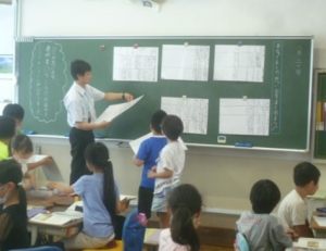 10月31日　3年生　国語『わすれられないおくりもの』1