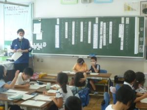 11月1日　2年生　学級活動「後期に向けて頑張ろう」1