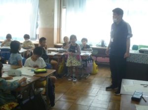 11月1日　2年生　学級活動「後期に向けて頑張ろう」3