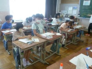 11月10日　5年生　算数「図形の角」3