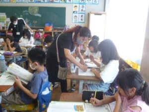 11月16日　4年生　道徳「山びこ村の二人」2