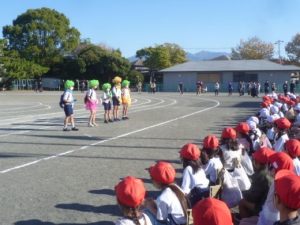 11月22日「スポーツ大会　突撃インタビュー」2