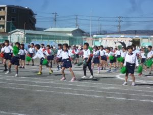 12月6日「スポーツ大会　1、2年生　リズムダンス」1