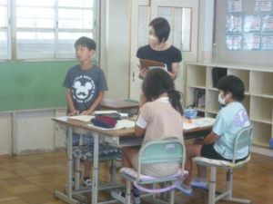 12月18日　4年生　算数「小数の表し方や仕組みを調べよう」2