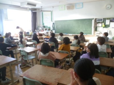 12月22日「冬休み前の朝礼」1