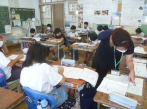 10月18日　4年生　算数「がい数」3