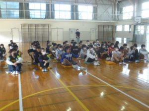 10月16日　6年生「修学旅行引率の先生とのあいさつ」3