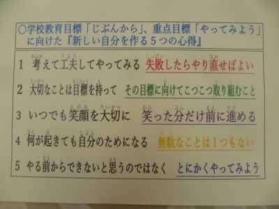 新しい自分を作る5つの心得