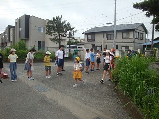 7月19日　小中連携あいさつ運動2
